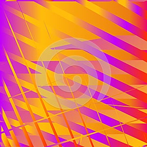 Light trails in neon holographic gradient abstract background. Trendy modern futuristic cybernetic vector illustration. Social