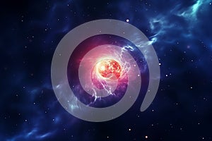 Light of univers, AI generated