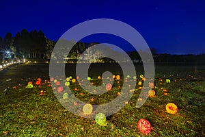 Light up and light festival in Arashiyama area