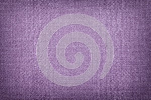 Light violet background from a textile material with wicker pattern, closeup