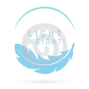 Light weight vector logo