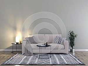 light white wall chair stylish and bright retro interior with design chair and standing next to a small table with a book and a