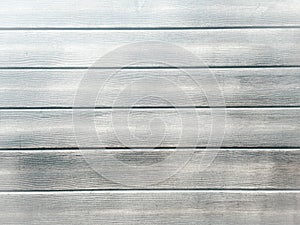 Light white wash soft wood texture surface as background. Grunge whitewashed wooden planks table pattern top view.