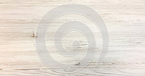 Light white wash soft wood texture surface as background. Grunge whitewashed wooden planks table pattern top view.