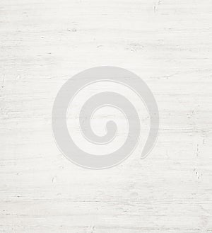 Light white wooden plank, tabletop, floor surface or cutting board. photo