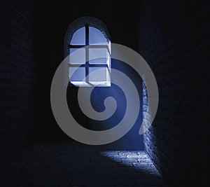 Window in the castle