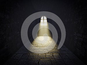 Window in the castle