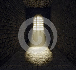 Window in the castle