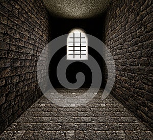 Window in the castle