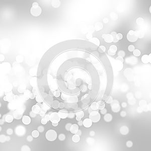 Light winter abstract bokeh background