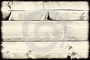 Light wood background with frame