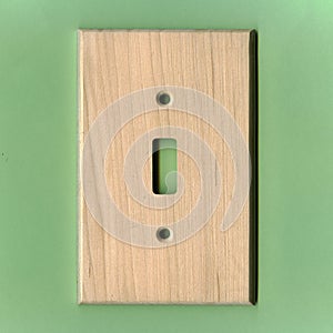 Light Wood Switch Plate