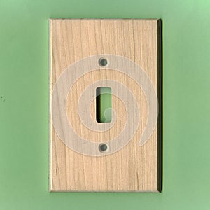 Light Wood Switch Plate