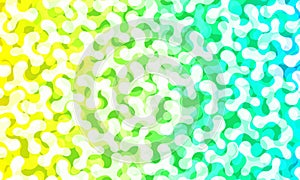 Light yellow, green vector abstract mosaic background