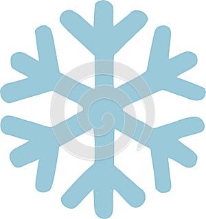 Lightblue snowflake winter