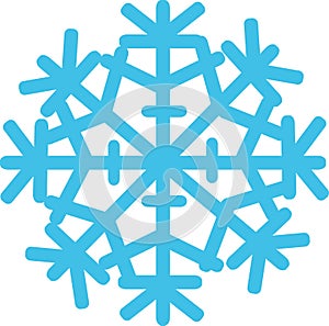 Lightblue snowflake winter