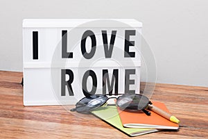 Lightbox travel rome