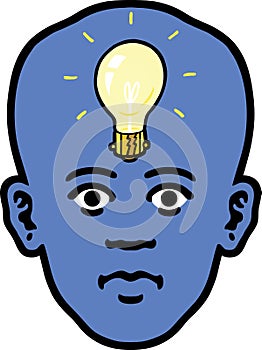 Lightbulb Face