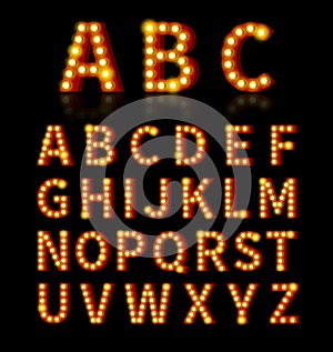 Lightbulb font
