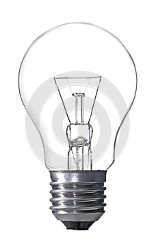 Lightbulb isolated on white