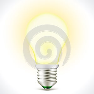 Lighted Energy saving bulb lamp