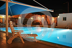 Lighted Swimmingpool