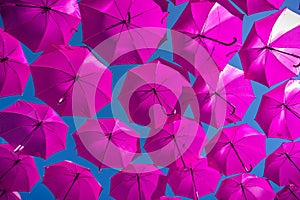 Lighten your day with happy ultra violet umbrellas