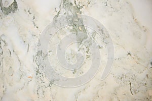 Lightened slices marble onyx. Horizontal image. Warm green colors. Beautiful close up background