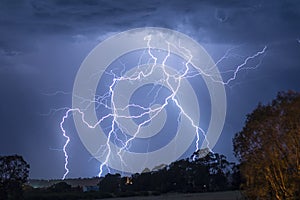 Lightening Storm in Australia