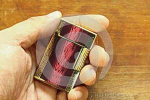 Lighter on the hand.