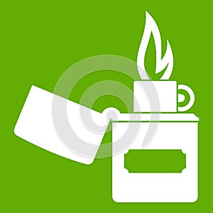 Lighter icon green