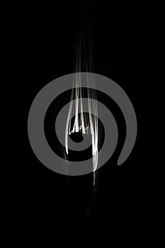 Lightfull smoke in dark