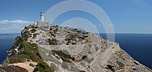 Formentor lighthouse , Mallorca , Spain