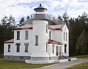 Lighthouse at Admiralty Head Fort Casey Washington