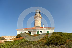 Lighthouse on Adriatic island of Lastovo, Croatia