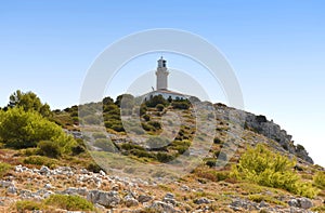 Lighthouse on Adriatic island of Lastovo, Croatia