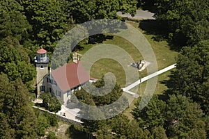 Lighthouse Aerial View