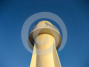 Lighthouse against blue sky, Cape Ashizuri, Shikoku, Japan