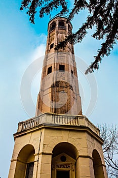The lighthouse of Alessandro Volta