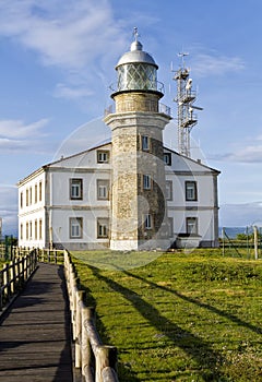 Lighthouse in Asturias Spain Bay of Biscay photo