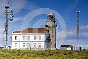 Lighthouse in Asturias Spain Bay of Biscay photo