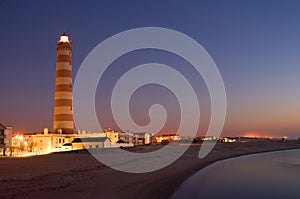 Lighthouse in Aveiro in Portugal photo