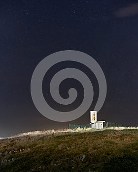 Lighthouse of Aviles ,San Juan de Nieva, Asturias, Spain photo