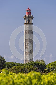 lighthouse of Baleines on Re Island, Charente-Maritime, France