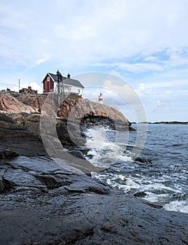 Lighthouse on the Baltic archipelago, Sweden