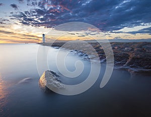 Lighthouse on the Baltic coast