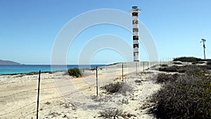 Faro sobre el Playa,, México 