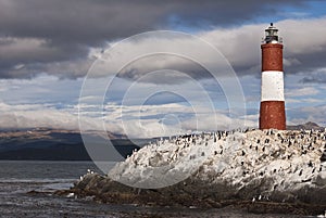 Lighthouse in the beagle channel is the southernmost in the world