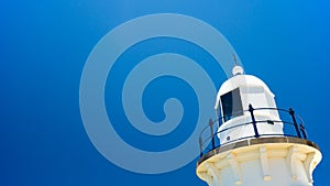 Lighthouse in Blue Skies