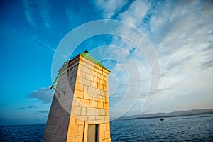 Lighthouse in Bol city, Croatia